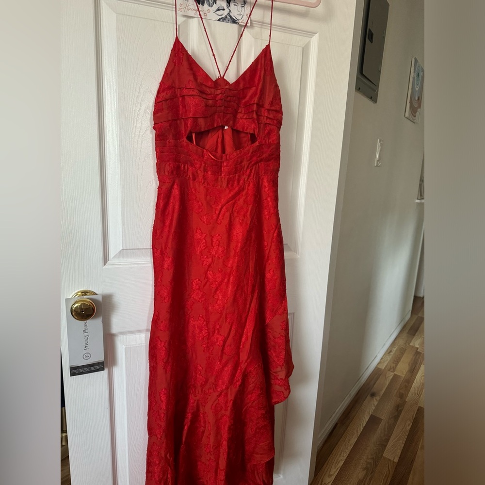 Free People red dress very pretty. I got lots of compliments.